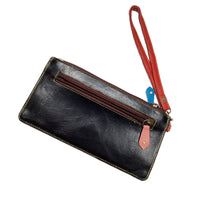 Aria Leather Wallet Wristlet