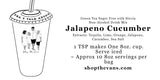 Jalepeno Cucumber Margarita Sugar Free with Stevia